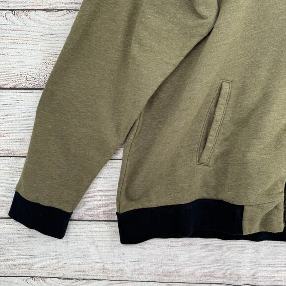 A$$holes Live Forever Full Zip Crewneck Sweatshirt Men's 3XL Green Black - Picture 5 of 8